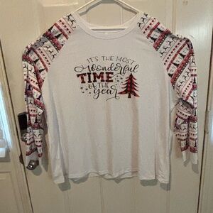 Festive Long Sleeve Holiday Shirt